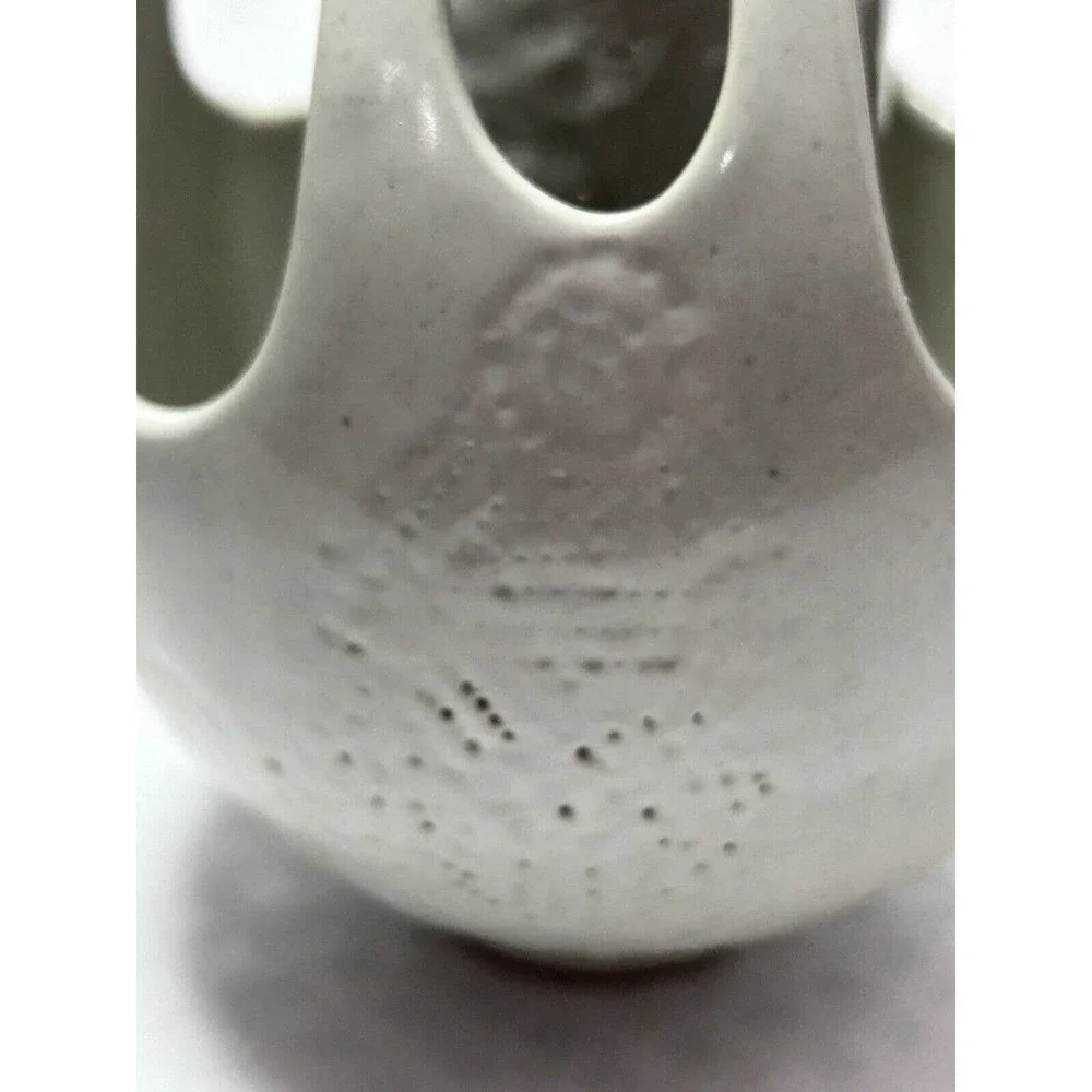 Off White Artisan Ceramic‎ Vase - Handmade Art Pottery